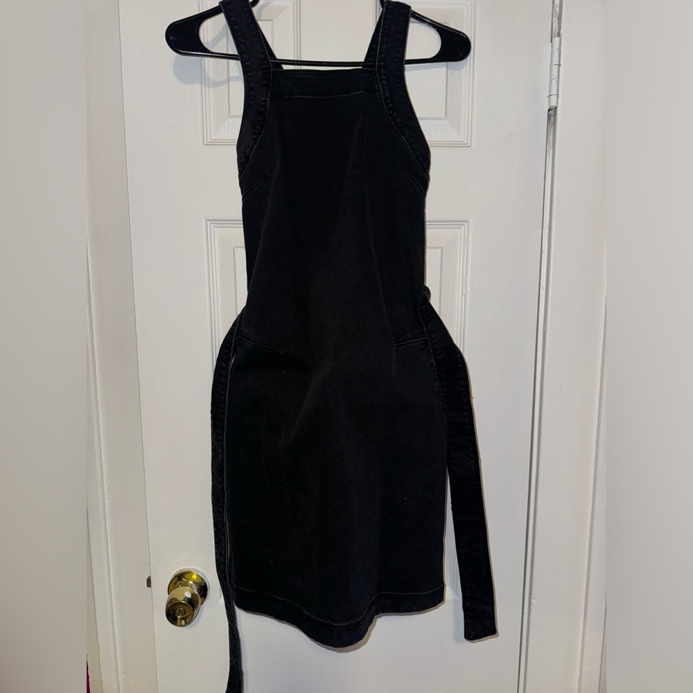 Zara Black Denim Dress - Picture 8 of 8